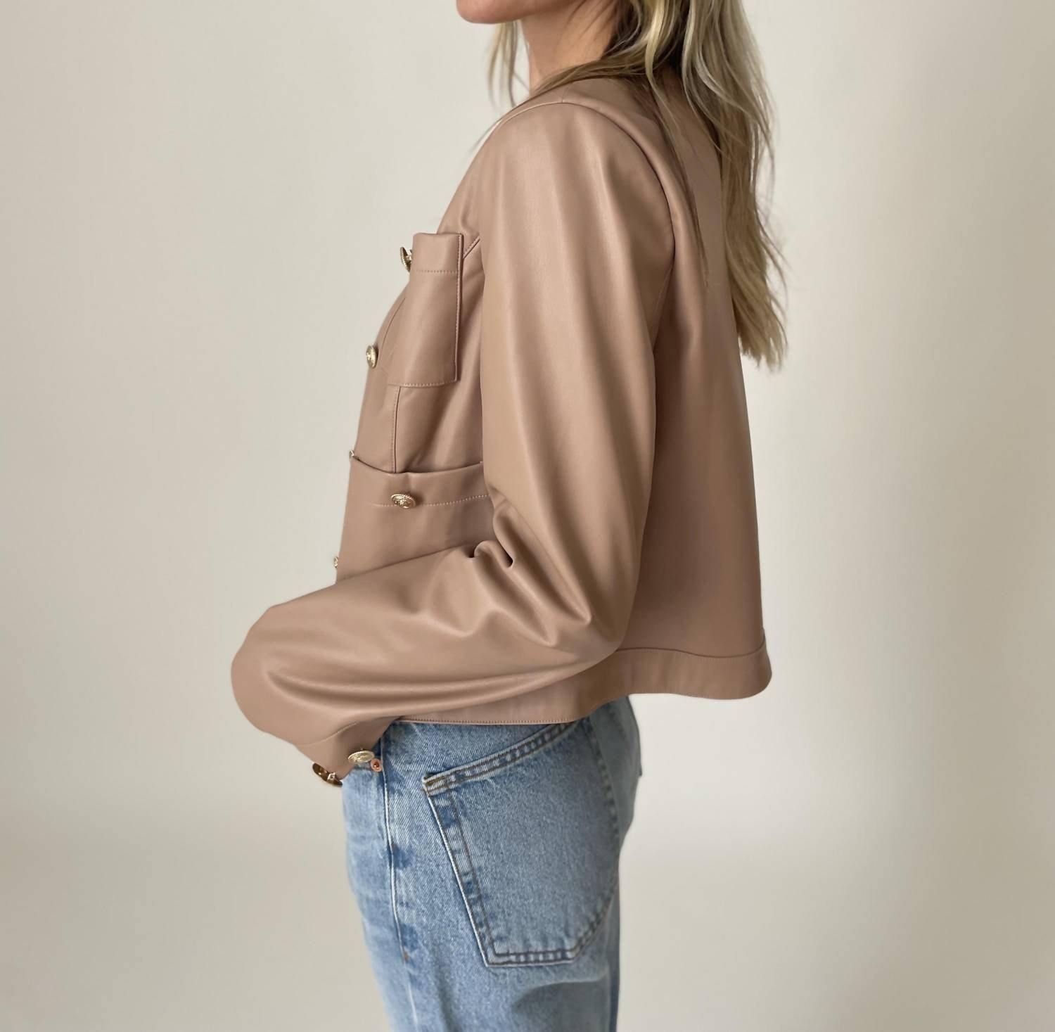 Six/Fifty - Blair Jacket - brown - clothing - jackets