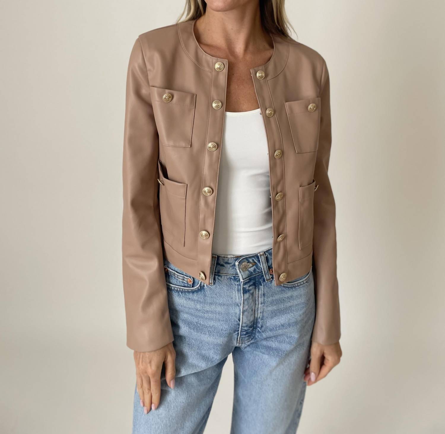 Six/Fifty - Blair Jacket - brown - clothing - jackets