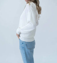 Six/Fifty - Carli Crochet Hoodie - clothing - cotton - hoodies