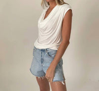 Six/Fifty - Dylan Top - clothing - rayon - solid