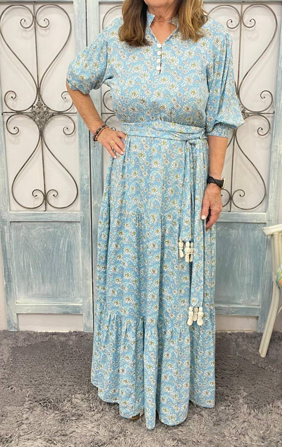 Skemo - Floral Margarita Roma Long Dress - clothing - dresses - floral