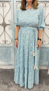 Skemo - Floral Margarita Roma Long Dress - clothing - dresses - floral