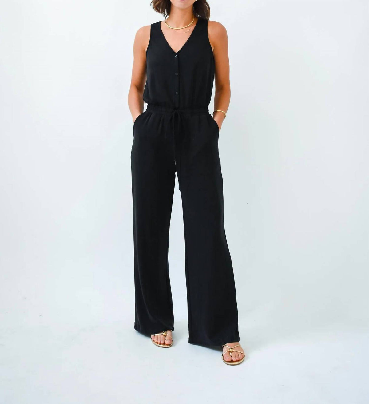 Skies Are Blue - Easy Does It Modal Jumpsuit
