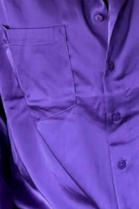 Skies Are Blue - Effortlessly Iconic Button Down Top - Plus - blouses - clothing - polyester