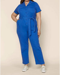 Skies Are Blue - Kendall Jumpsuit - Plus