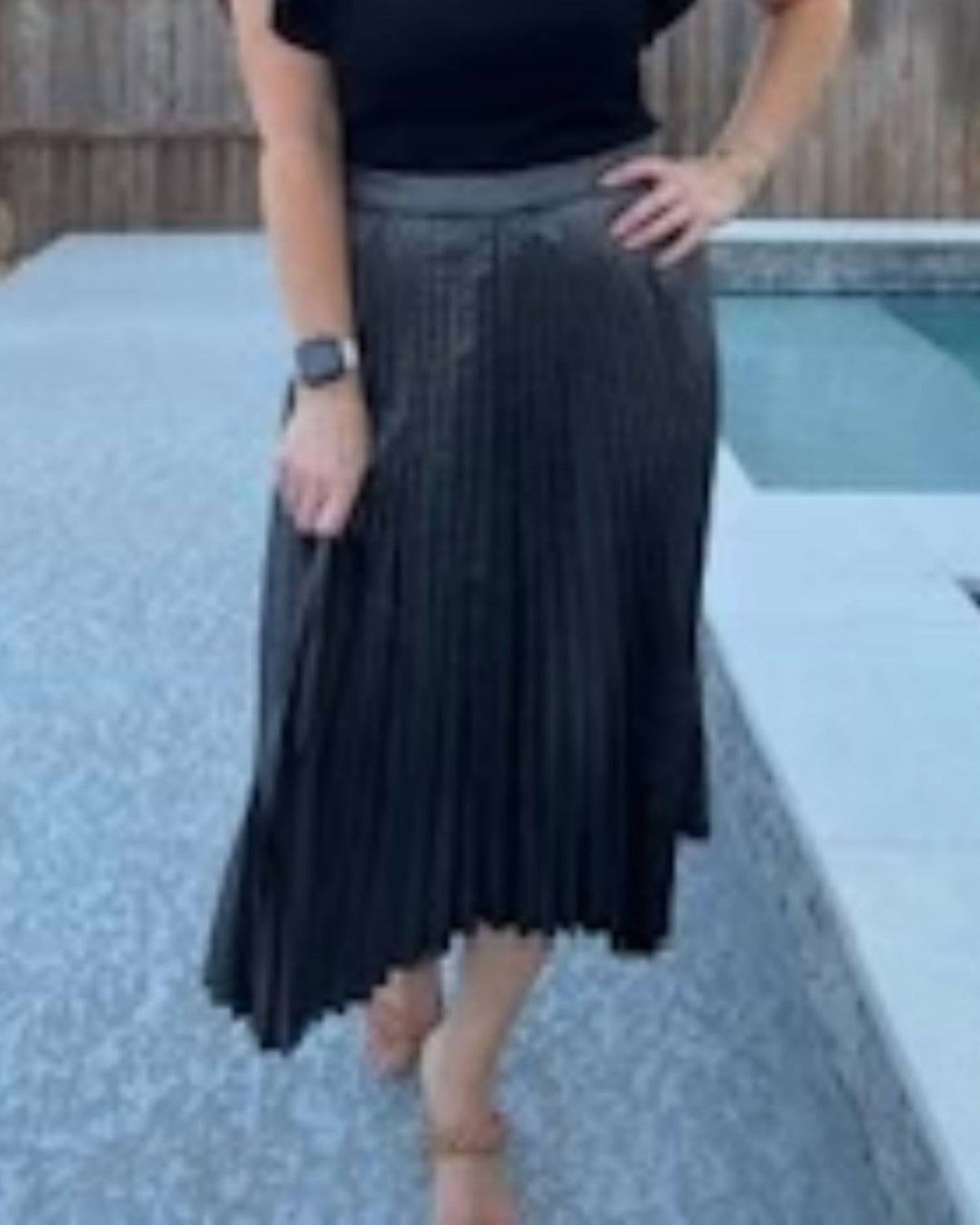Skies Are Blue - Metallic Lights Skirt
