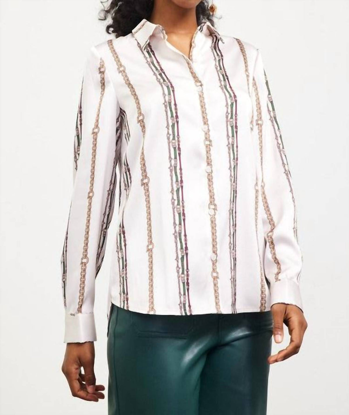 Skies Are Blue - Print Long Sleeves Top