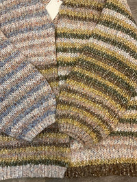 Skies Are Blue - Women's Striped Cardigan