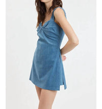 Sky To Moon - Harper Denim Romper Dress