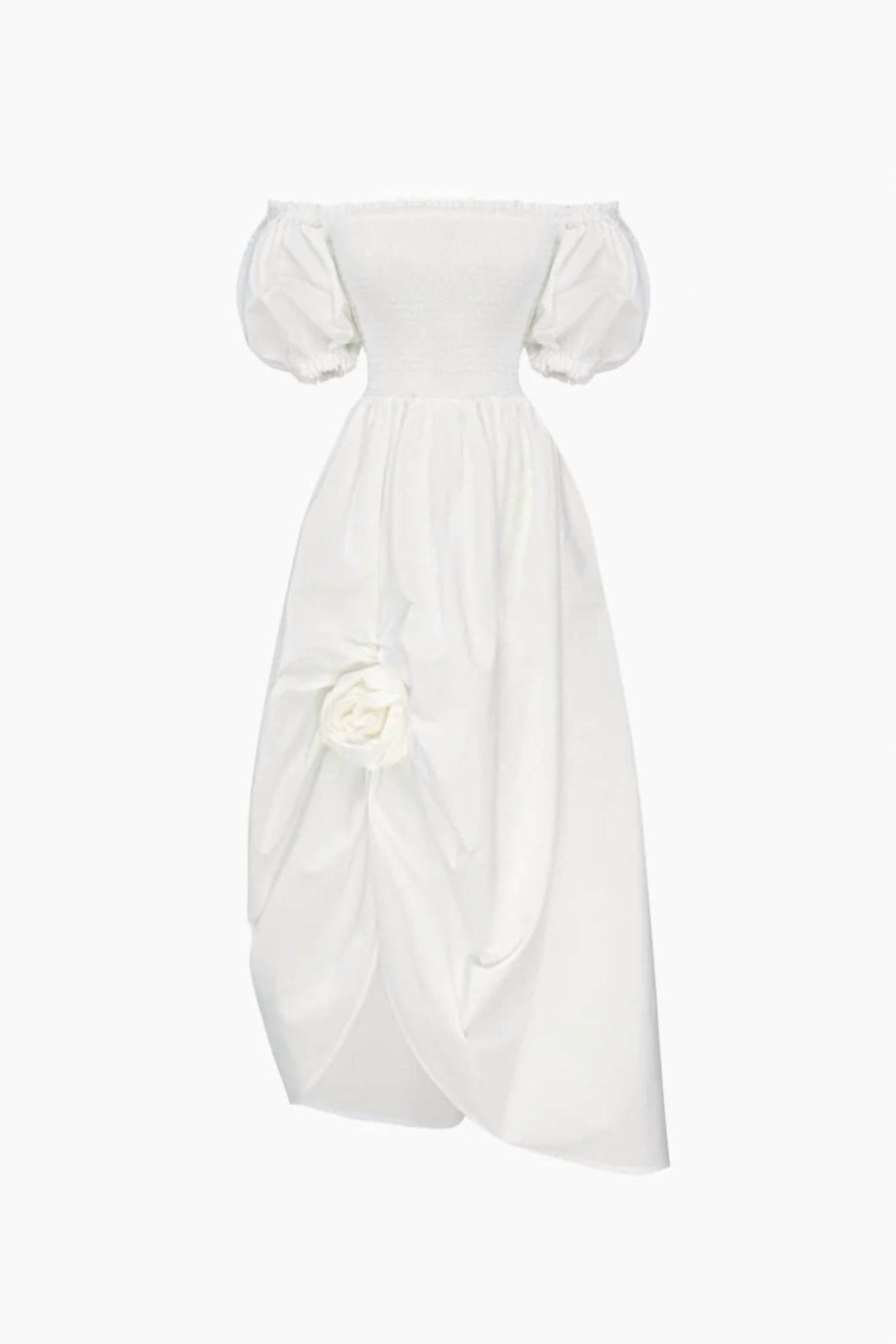 Sleeper - Belle Cotton Dress With Rose - clothing - cotton - dresses