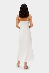 Sleeper - Boheme Midi Slip Dress With Ostrich Feathers - clothing - dresses - maxi