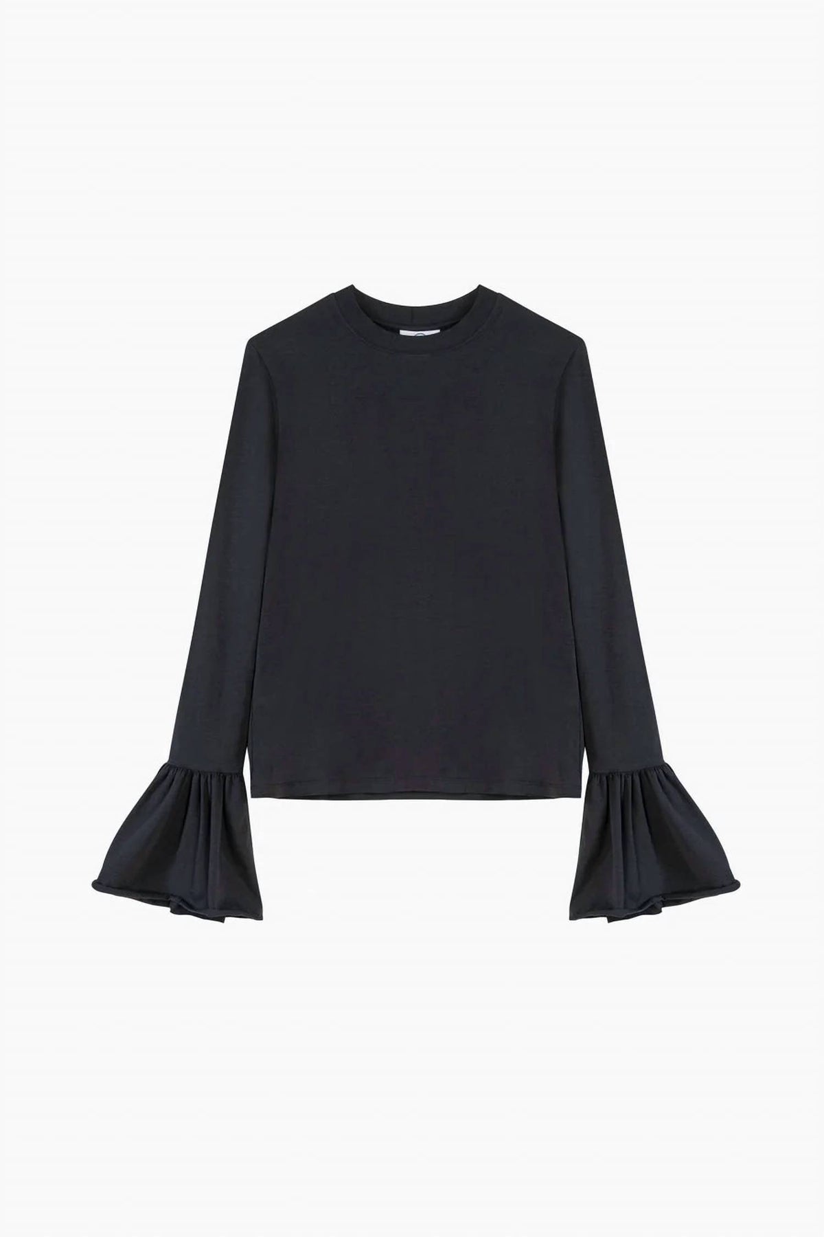 Sleeper - Ruffled Stretch-cotton Jersey T-shirt