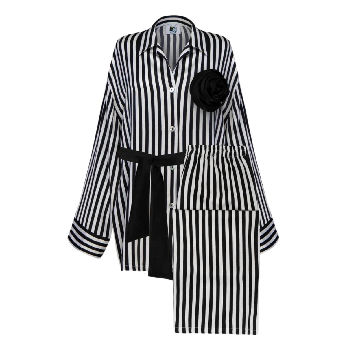 Sleeper - The Rose Oversized Satin Pajama Set