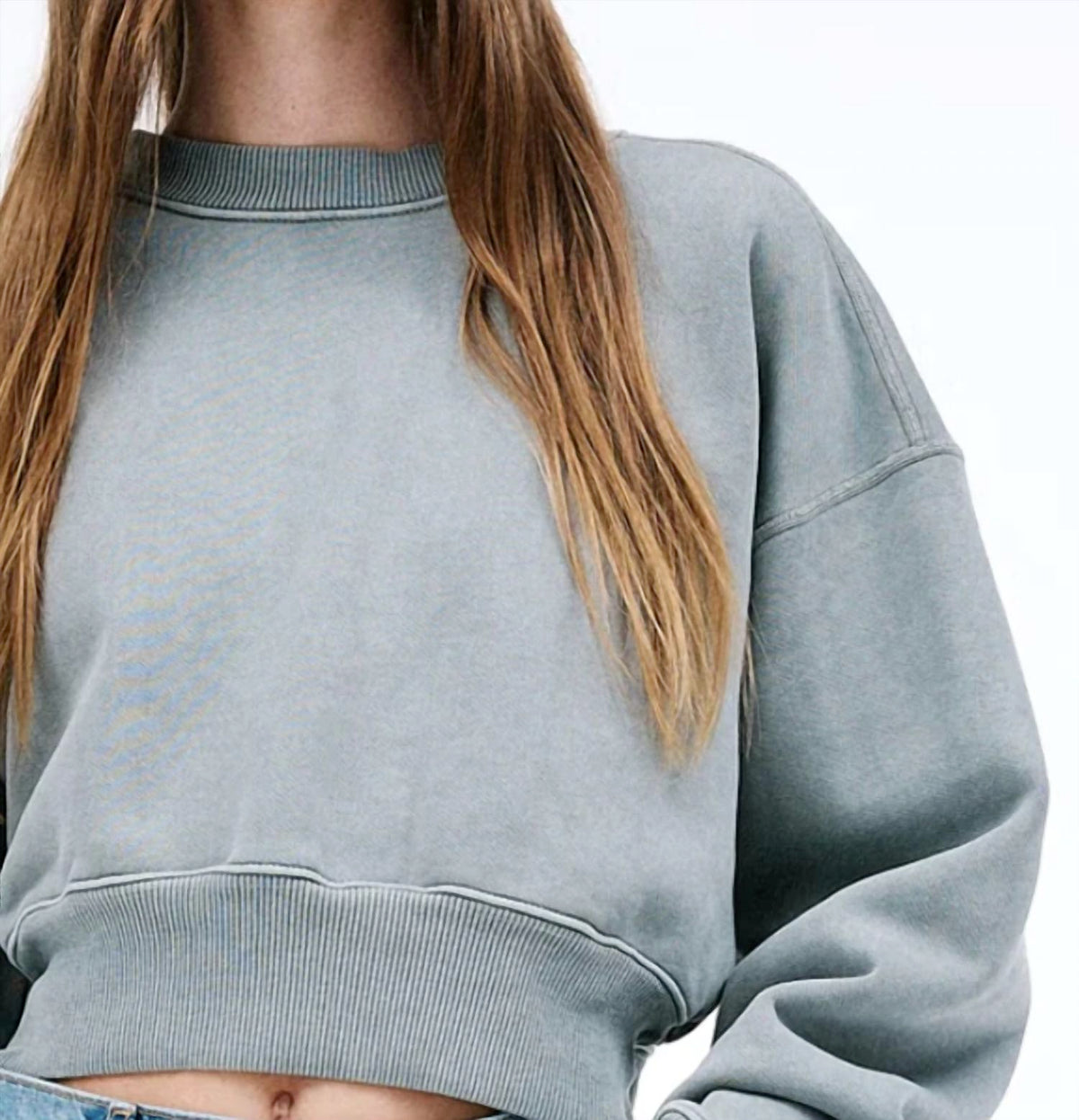 Slvrlake - Crop Crew Sweatshirt