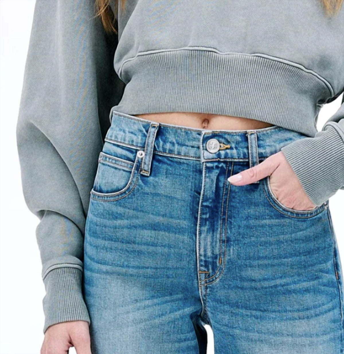 Slvrlake - Crop Crew Sweatshirt