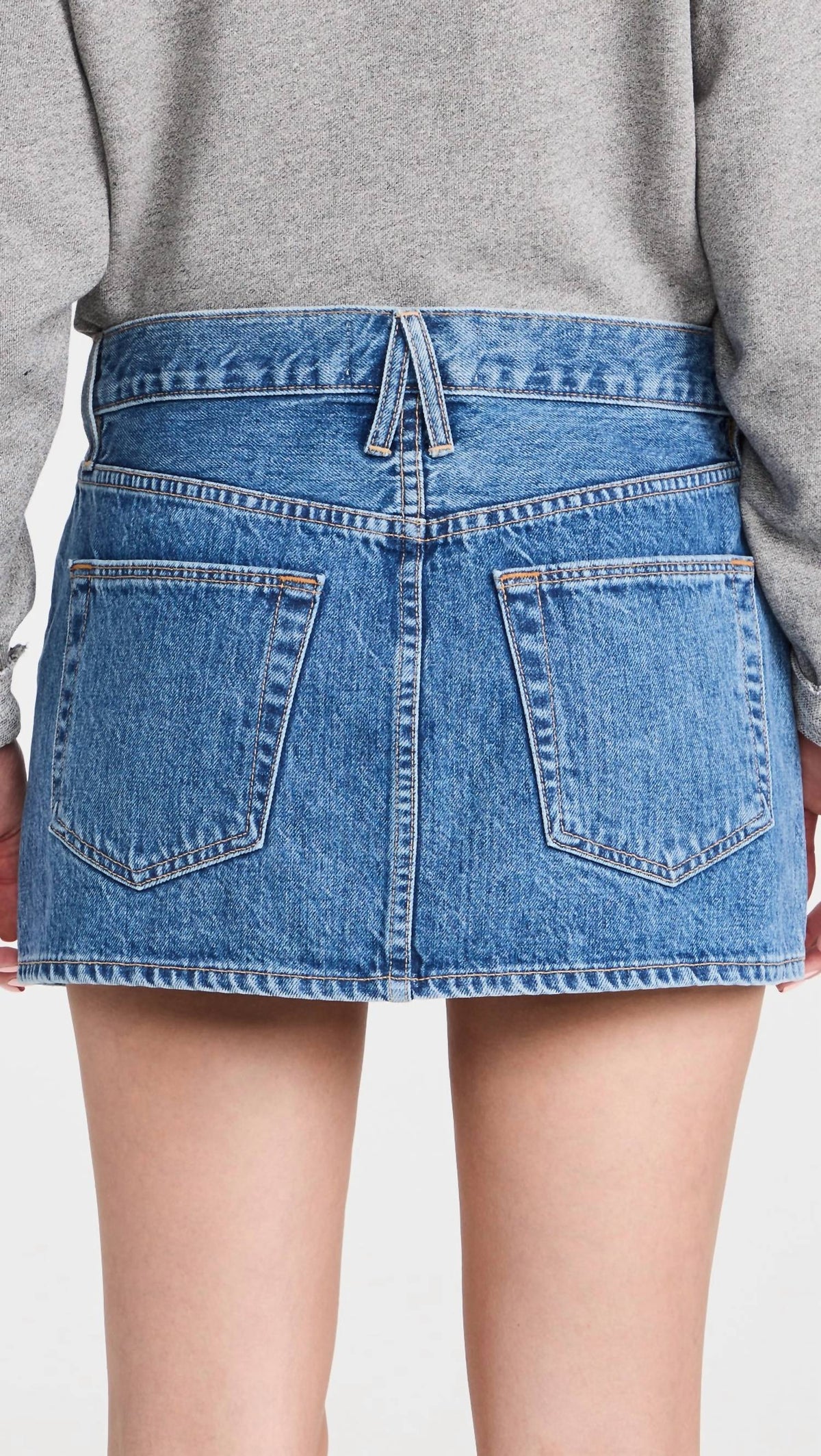 Slvrlake - Micro Denim Mini Skirt