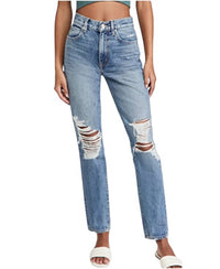 Slvrlake - Roxy High-rise Distressed Jean