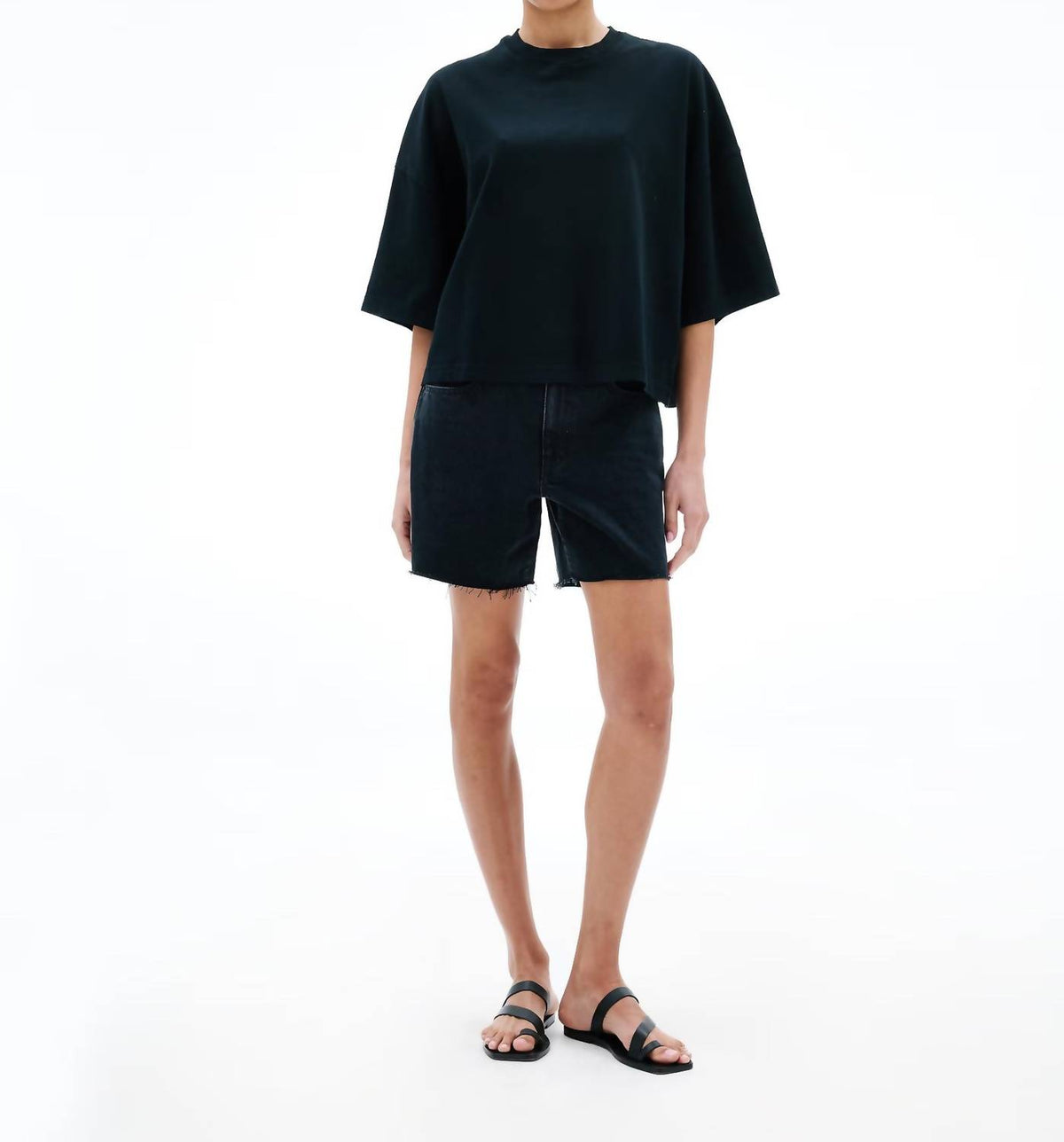 Slvrlake - Sienna Cut Off Denim Short