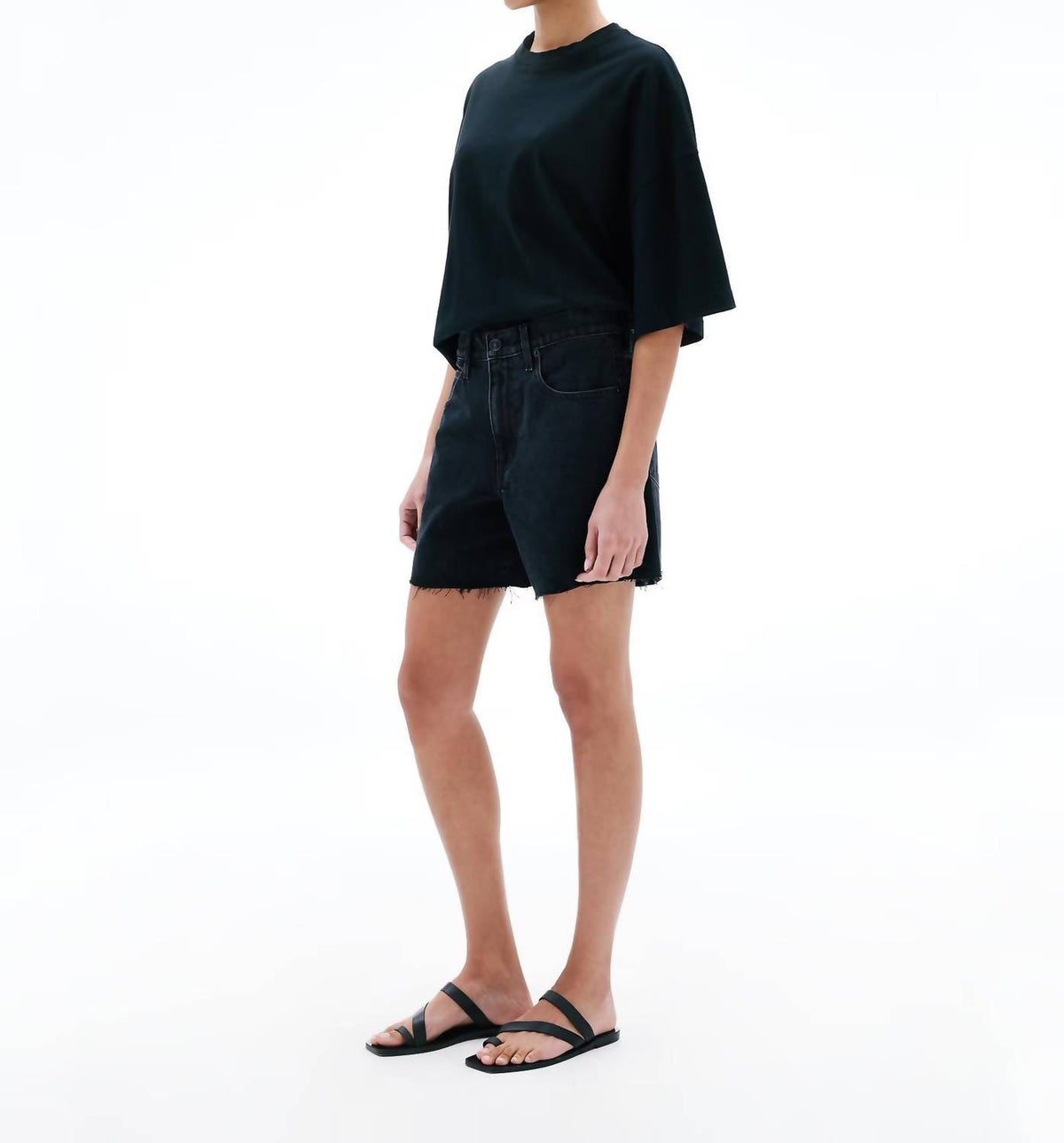 Slvrlake - Sienna Cut Off Denim Short