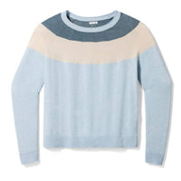 Smartwool - Colorblock Crew Sweater - blue - clothing - crew