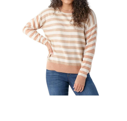 Smartwool - Edgewood Boyfriend Sweater - beige - clothing - crew
