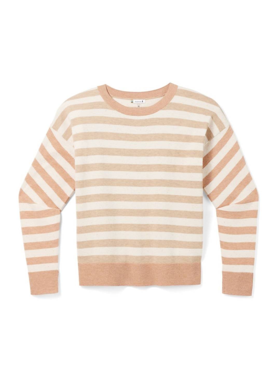 Smartwool - Edgewood Boyfriend Sweater - beige - clothing - crew