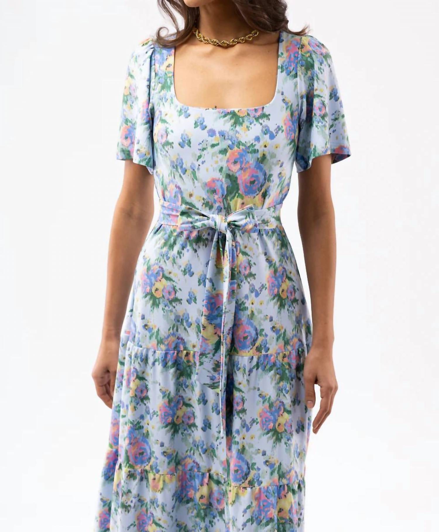Smith & Quinn - The Lane Maxi Dress - clothing - floral - grey