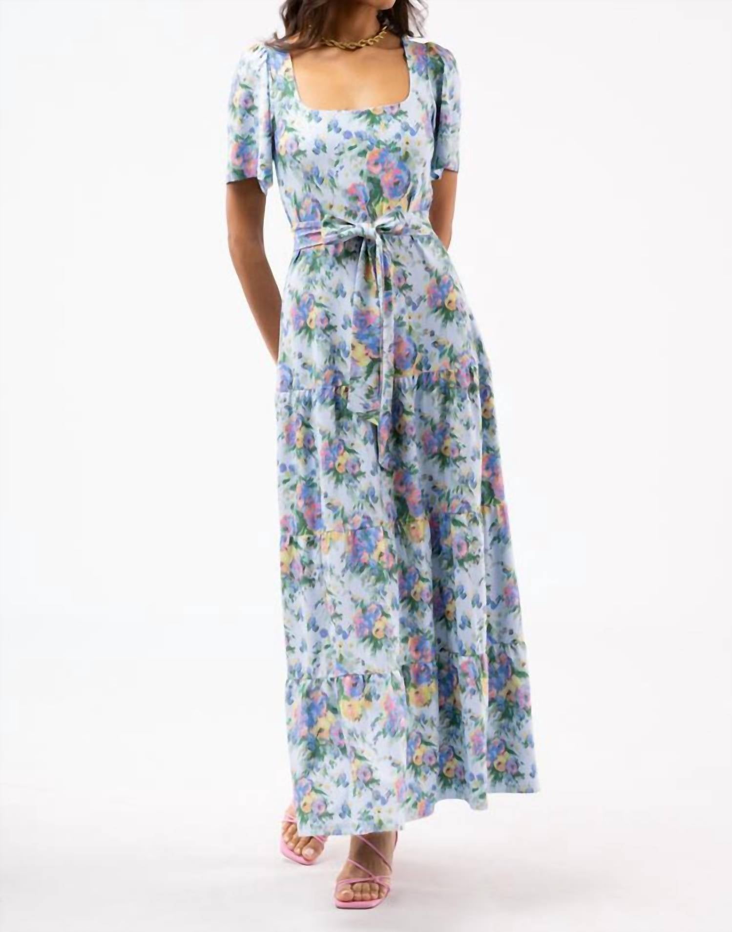 Smith & Quinn - The Lane Maxi Dress - clothing - floral - grey
