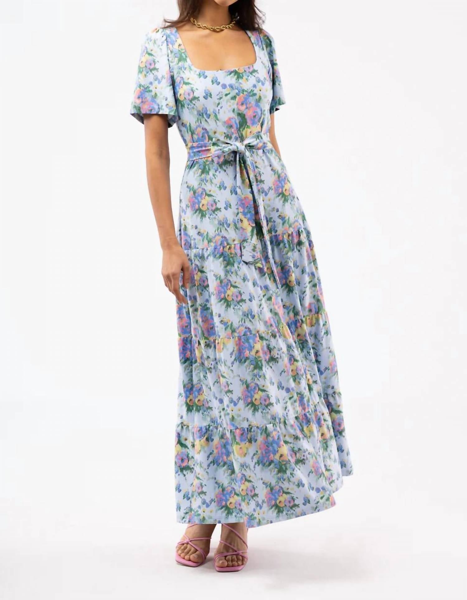Smith & Quinn - The Lane Maxi Dress - clothing - floral - grey