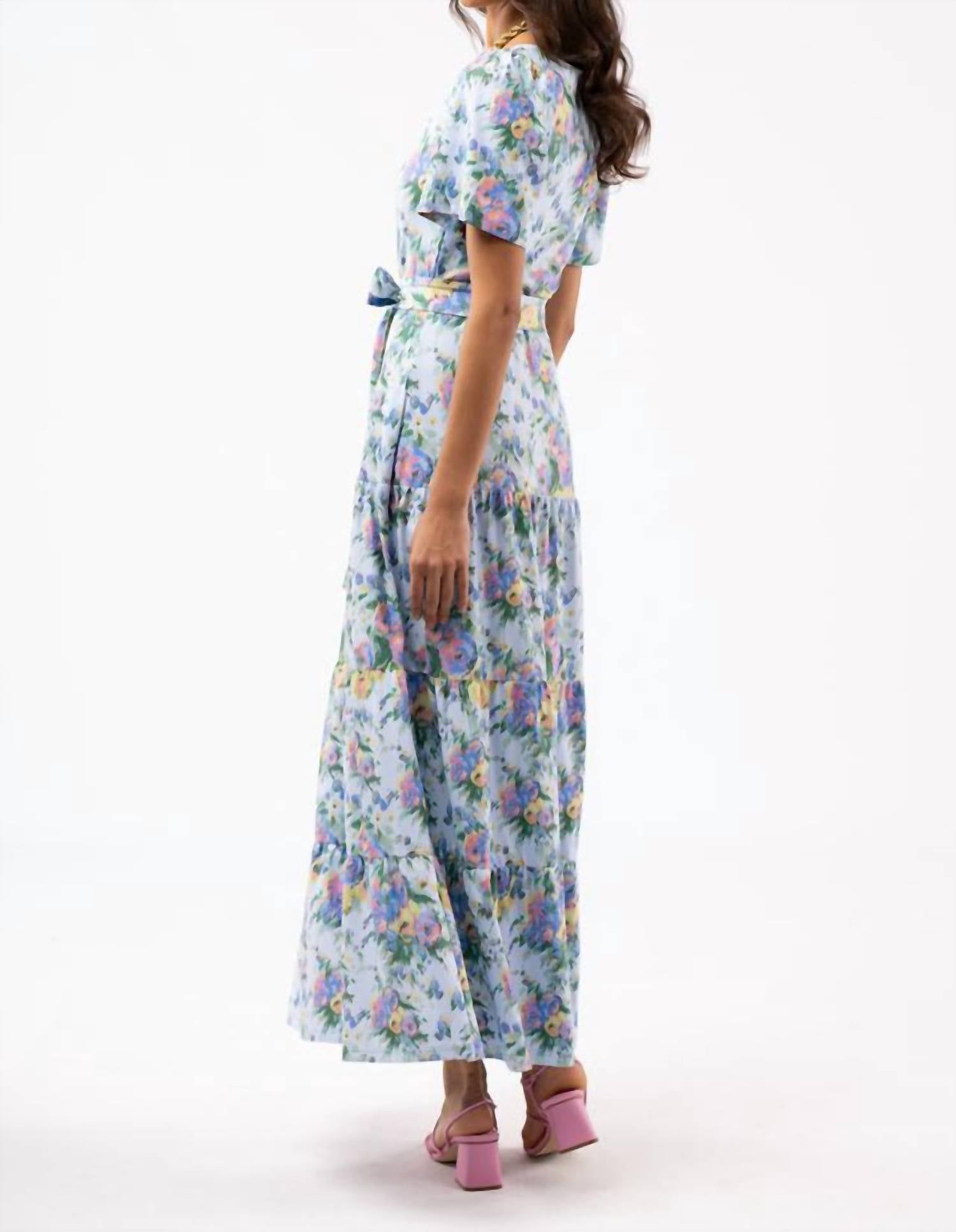Smith & Quinn - The Lane Maxi Dress - clothing - floral - grey