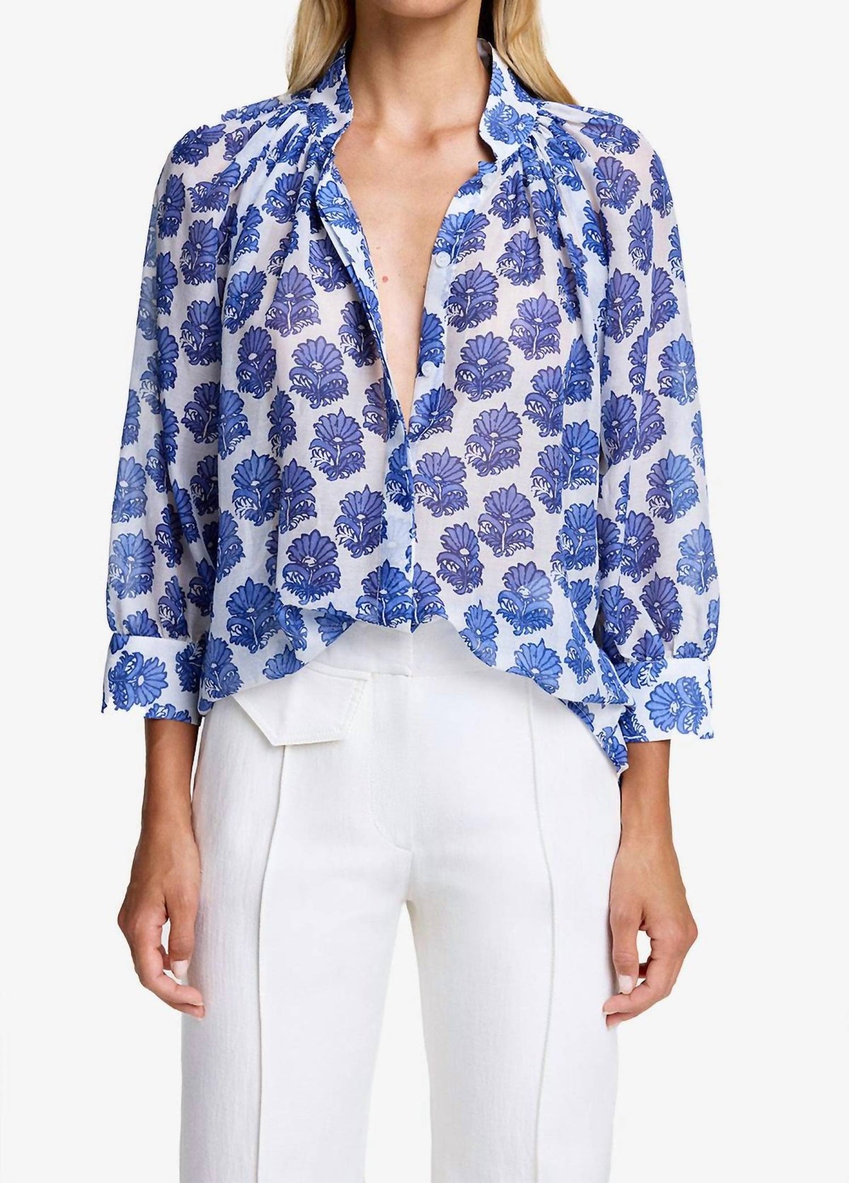 Smythe - Gathered Blouse