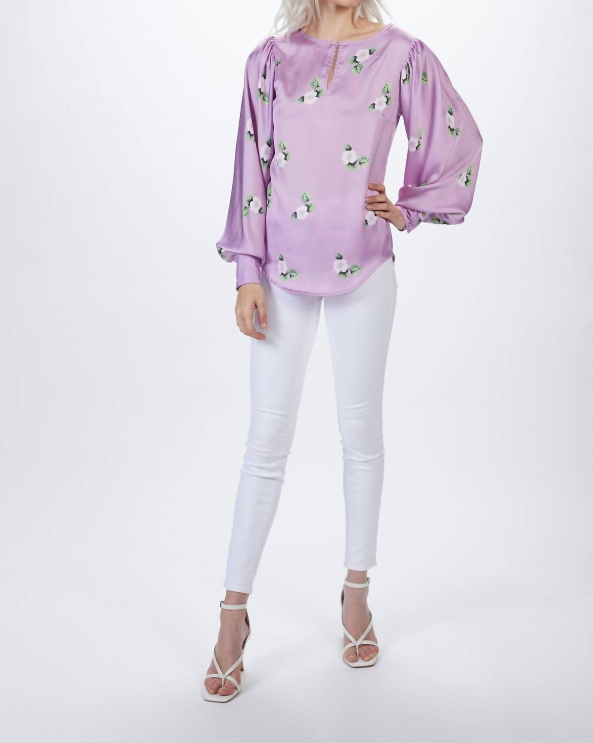 KEYHOLE BLOUSE