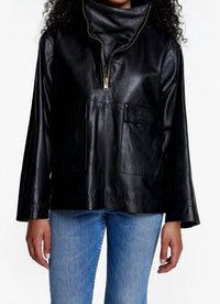 Smythe - Over The Head Leather Anorak Jacket