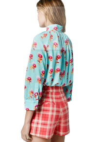 Smythe - Pleated Plaid Walking Shorts