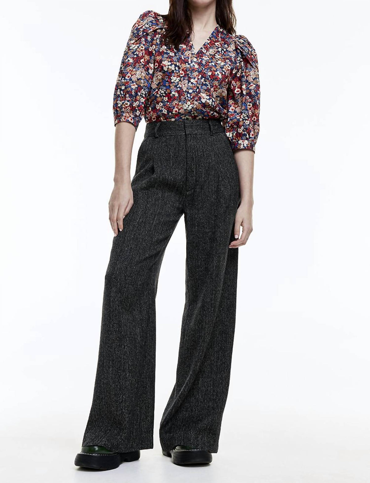 Smythe - Pleated Tweed Trouser