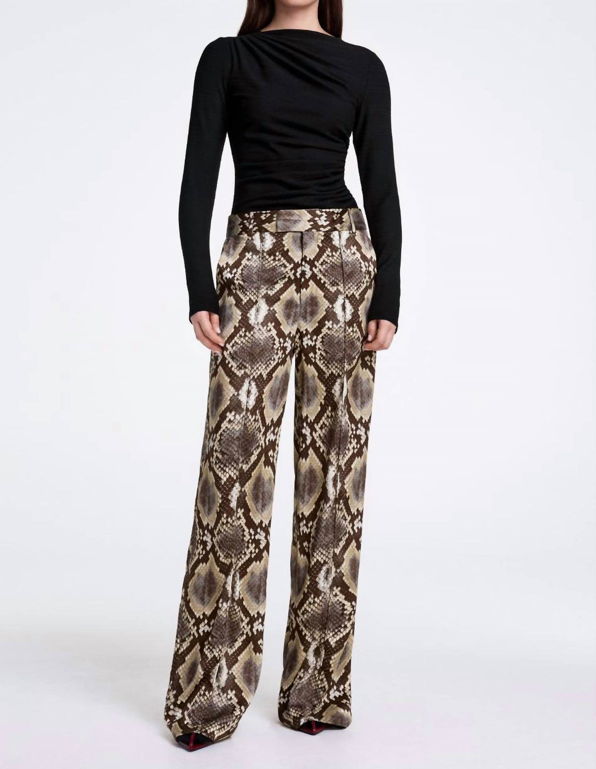Smythe - Ruched Knit Top