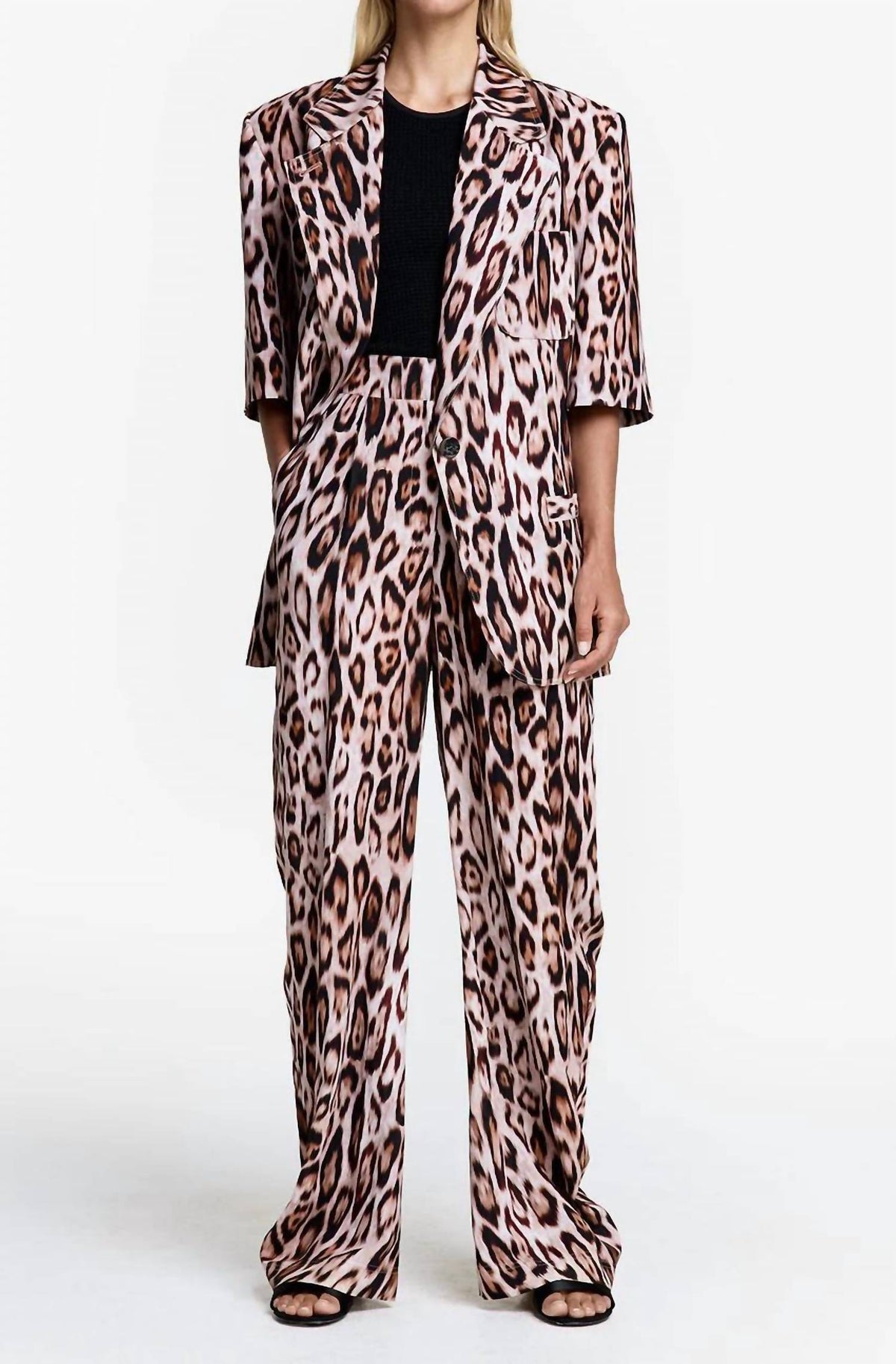 Smythe - Short Sleeve Oversized Blazer