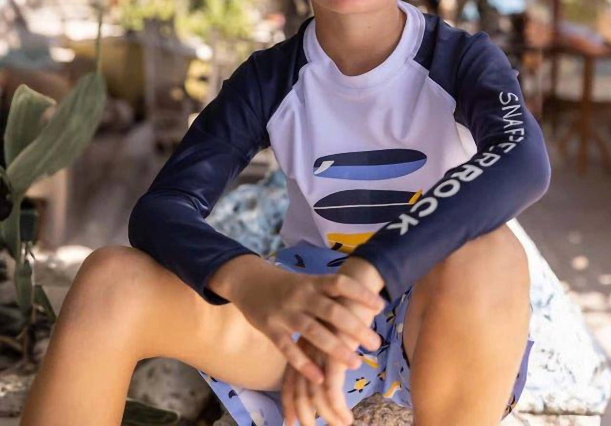 Snapper Rock - Boys Wave Break Long Sleeve Rash Top