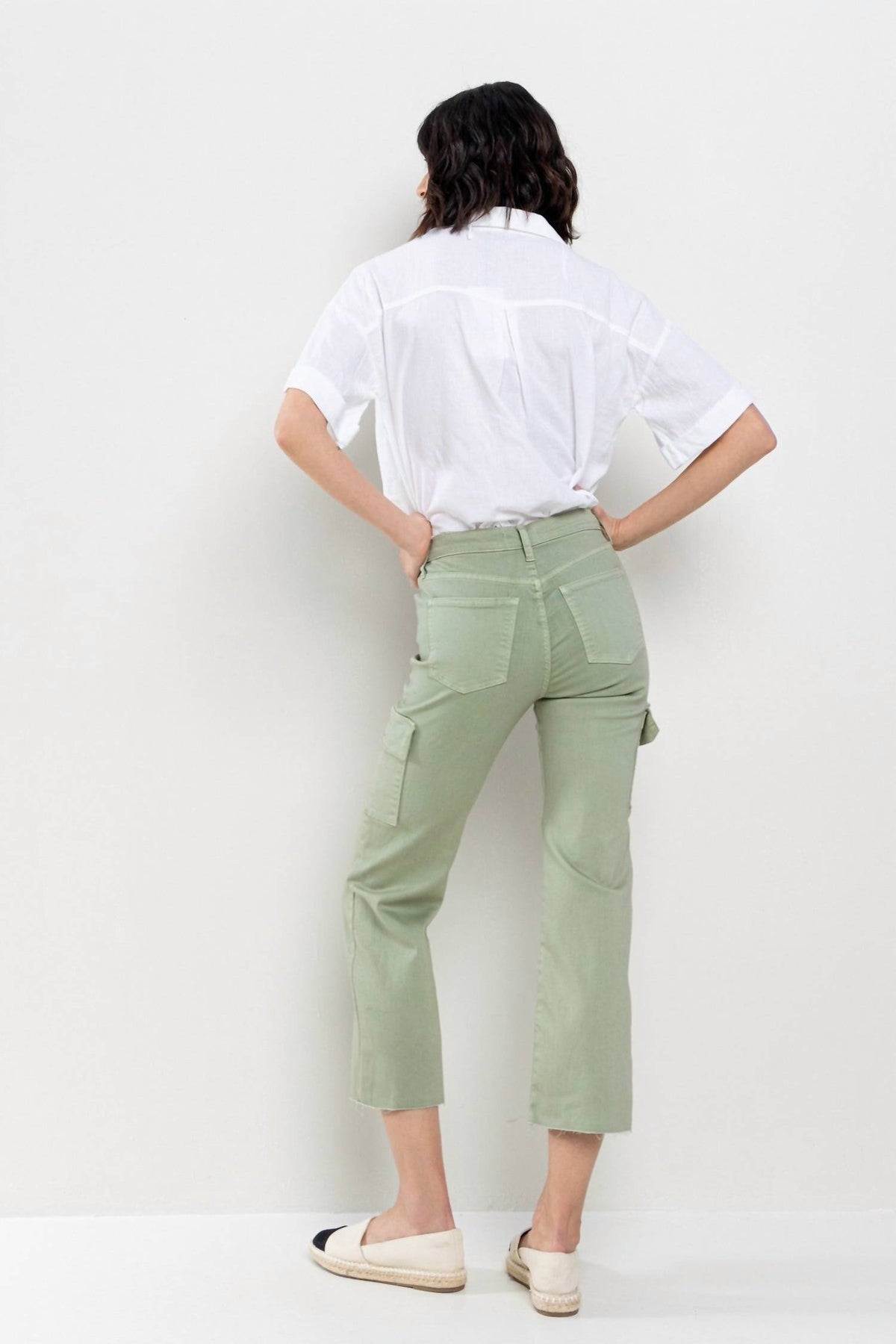 Sneak Peek - Women's High Rise Crop Cargo Pants