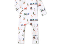 Snuggle Hunny - Trains Organic Growsuit