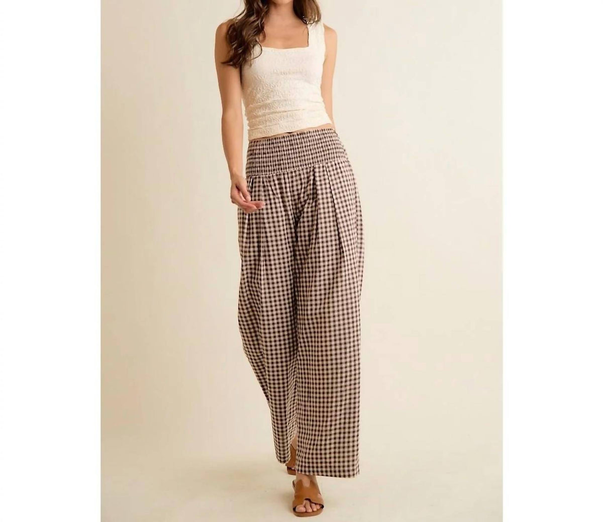 So Me - Meadow Gingham Pants