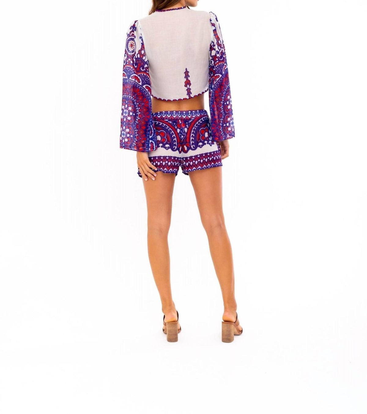 Soah - Women's Cara Printed Crop Top