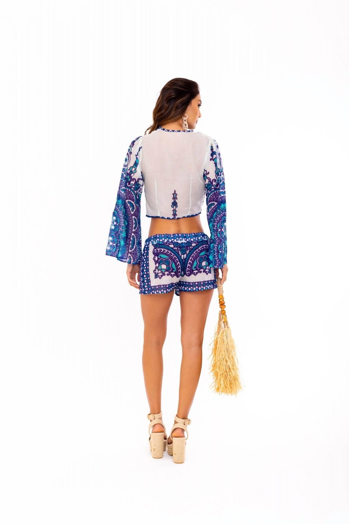 Soah - Women's Cara Printed Crop Top