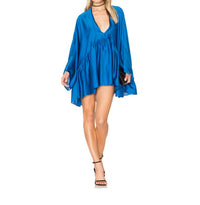 Soah - Women's Coral Oversized Tunic Top