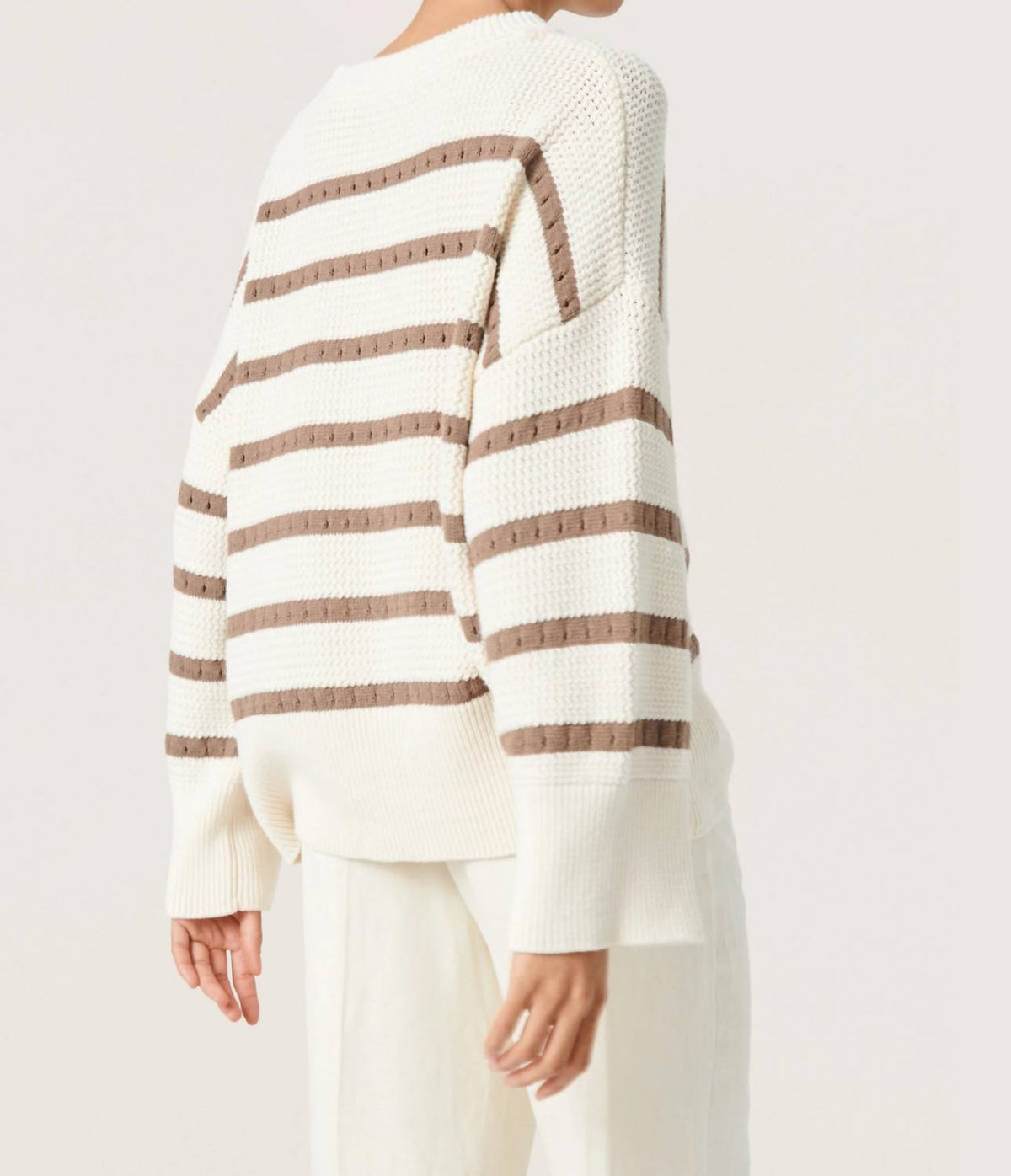 Soaked In Luxury - Ravalina Stripes Casual Fit Pullover