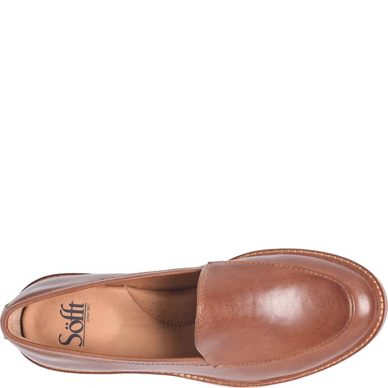 Sofft - Women's Napoli Loafer - brown - flats - leather