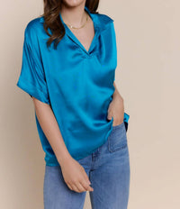 Sofia - Farrah Rolled Cuff Blouse