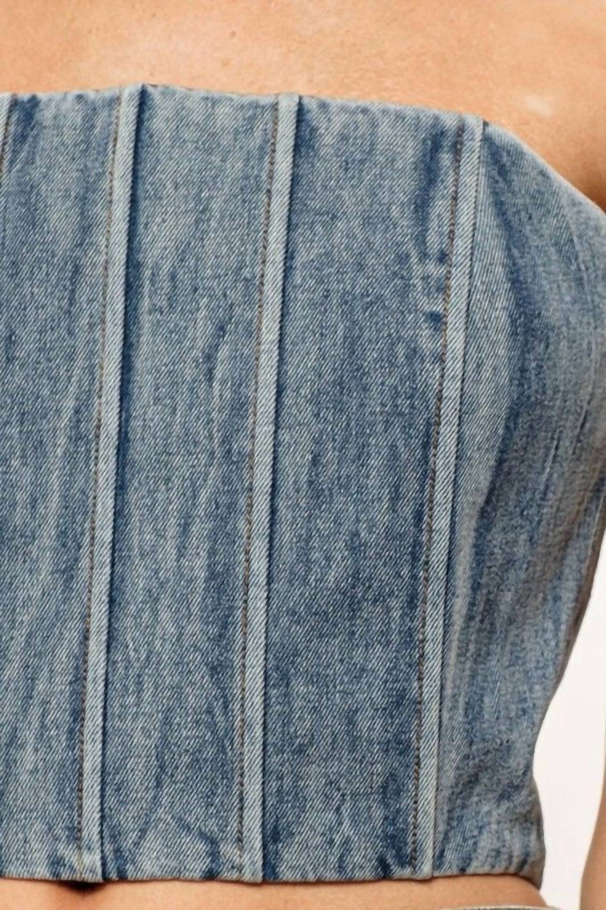 Sofie The Label - Jasmine Denim Bustier Top