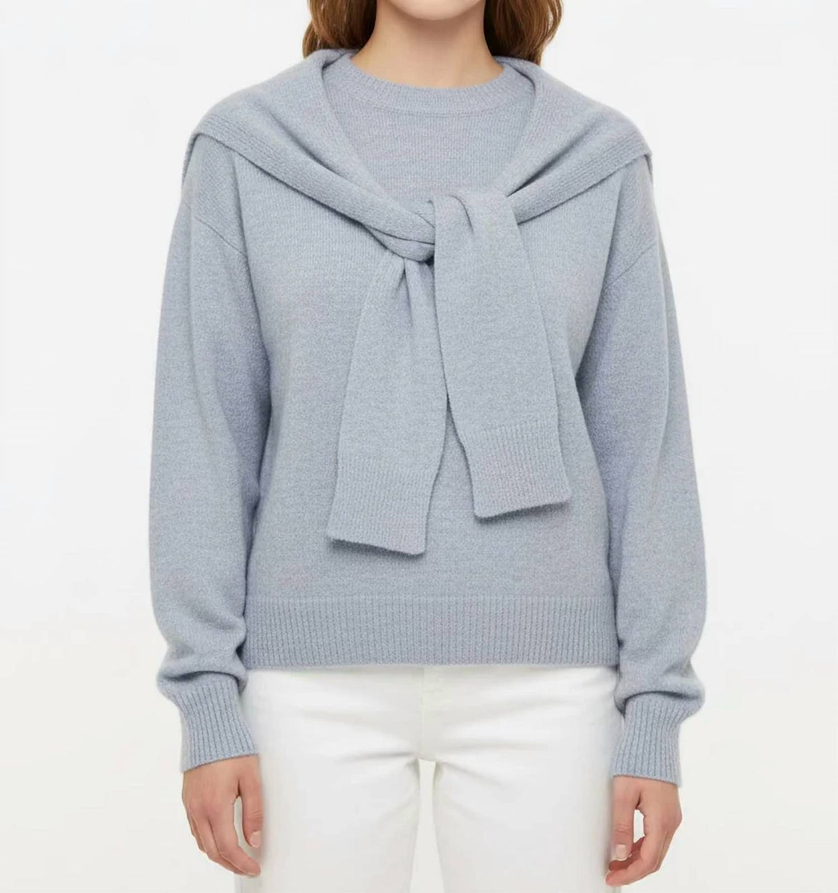 Sofie The Label - Beau Pullover Sweater With Shoulder Ties