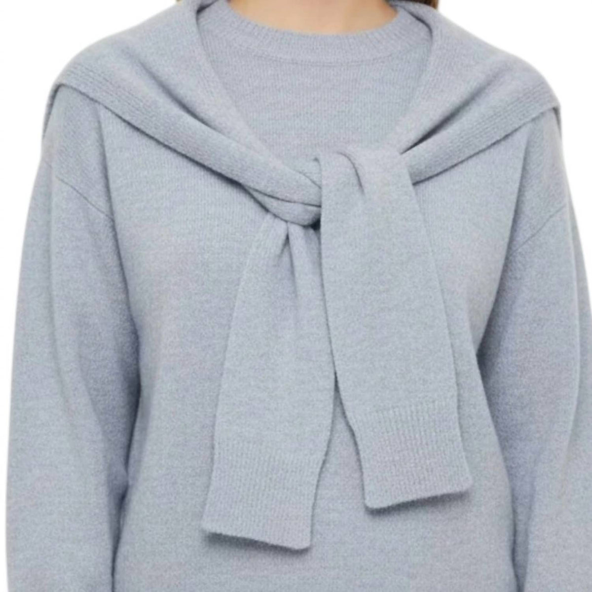 Sofie The Label - Beau Pullover Sweater With Shoulder Ties